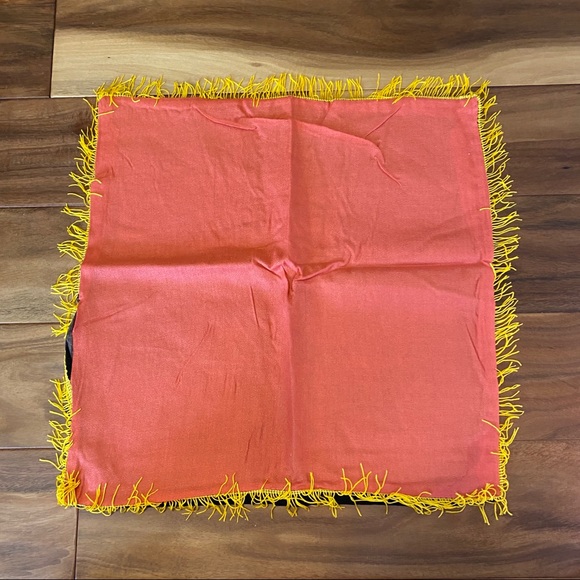 Vintage souvenir fringed pillowcase cover, Luxembourg - Picture 6 of 8